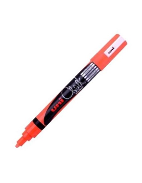 ROTULADOR TIZA LIQUIDA NARANJA UNI CHALK MARKER PWE M5