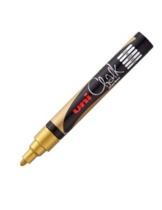 ROTULADOR TIZA LIQUIDA ORO UNI CHALK MARKER PWE M5