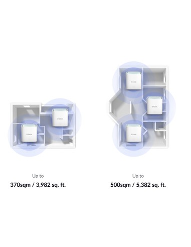 EAGLE PRO AI AX1500 Doble banda (2,4 GHz / 5 GHz) Wi-Fi 6E (802.11ax) Blanco 1 Interno
