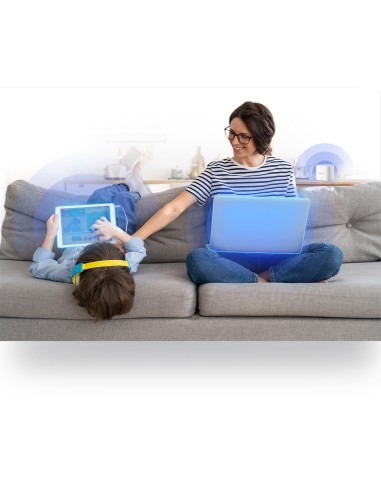 EAGLE PRO AI AX1500 Doble banda (2,4 GHz / 5 GHz) Wi-Fi 6E (802.11ax) Blanco 1 Interno