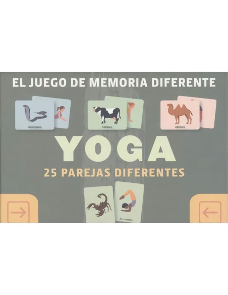 El juego de memoria diferente yoga
