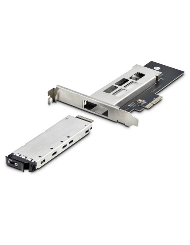 Tarjeta PCIe x4 a SSD NVMe M.2 - Rack Móvil Backplane con Bandeja Removible Hot Swap Intercambiable en Caliente - Bahía de Unid