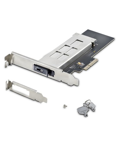 Tarjeta PCIe x4 a SSD NVMe M.2 - Rack Móvil Backplane con Bandeja Removible Hot Swap Intercambiable en Caliente - Bahía de Unid