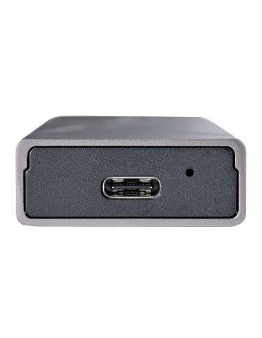 Caja Externa de Aluninio USB-C 10Gbps a NVMe M.2 o SSD M.2 SATA - Sin Herramientas para SSD M.2 NGFF PCIe/SATA - con Cables USB