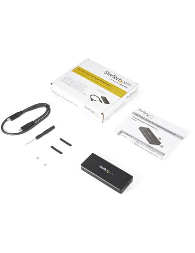 Caja USB 3.1 Gen 2 (10Gbps) para Unidades SSD NVMe M.2 - Resistente al Agua y el Polvo - IP67