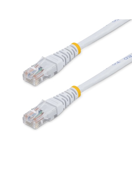 Cable de Red Ethernet 15m UTP Patch Cat5e Cat 5e RJ45 Moldeado - Blanco