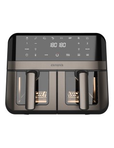 AFR-9000 Doble 9 L Independiente 2400 W Freidora de aire caliente Negro