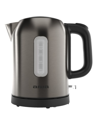 KOTAN tetera eléctrica 1 L 2200 W Acero inoxidable, Negro