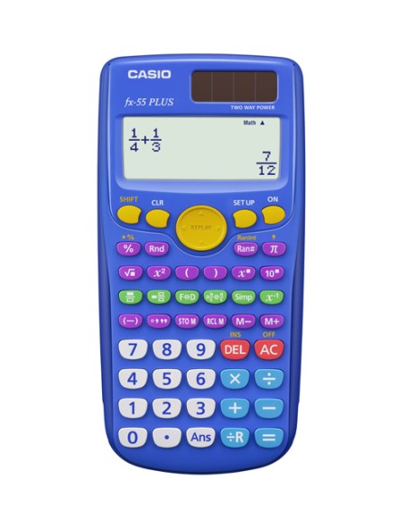 FX-55PLUS calculadora Bolsillo Calculadora científica Azul