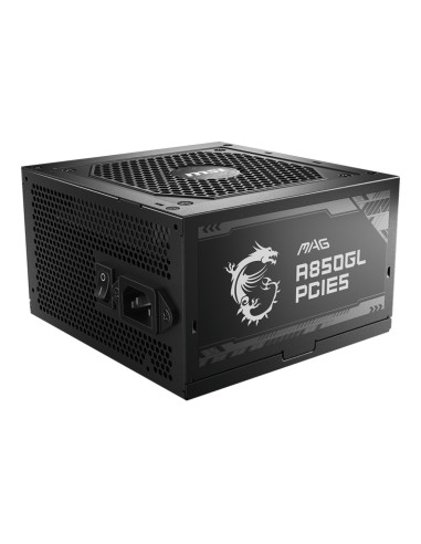 MAG A850GL PCIE5 unidad de fuente de alimentación 850 W 20+4 pin ATX ATX Negro