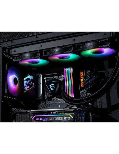 MAG CORELIQUID 360R V2 sistema de refrigeración para ordenador Placa base, Procesador Liquid cooling kit 12 cm Negro