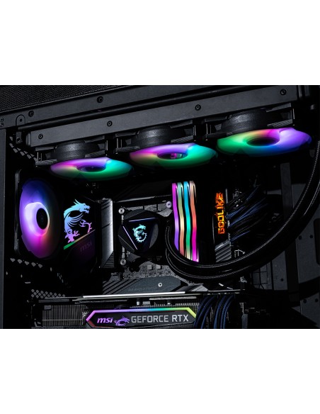 MAG CORELIQUID 360R V2 sistema de refrigeración para ordenador Placa base, Procesador Liquid cooling kit 12 cm Negro