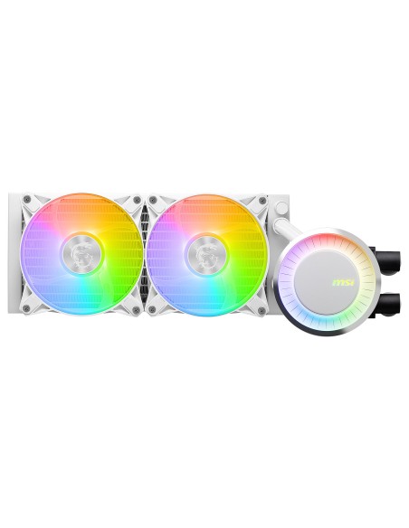 MAG CORELIQUID E240 WHITE sistema de refrigeración para ordenador Placa base, Procesador Liquid cooling kit 12 cm Blanco