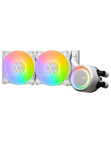 MAG CORELIQUID E240 WHITE sistema de refrigeración para ordenador Placa base, Procesador Liquid cooling kit 12 cm Blanco