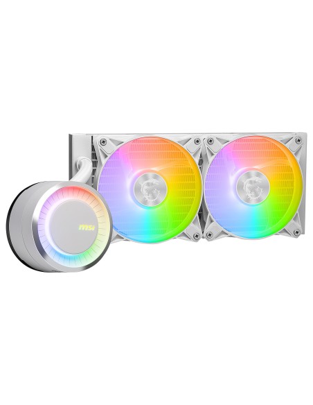 MAG CORELIQUID E240 WHITE sistema de refrigeración para ordenador Placa base, Procesador Liquid cooling kit 12 cm Blanco