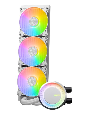 MAG CORELIQUID E360 WHITE sistema de refrigeración para ordenador Placa base, Procesador Kit de refrigeración líquida 12 cm Bla