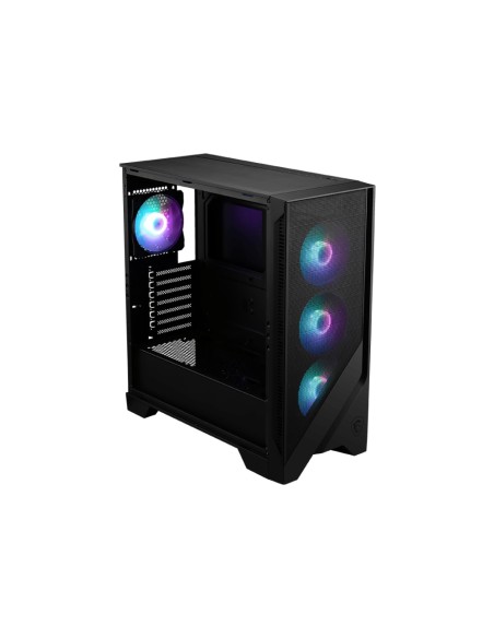 MAG FORGE 320R AIRFLOW carcasa de ordenador Micro Torre Negro, Transparente