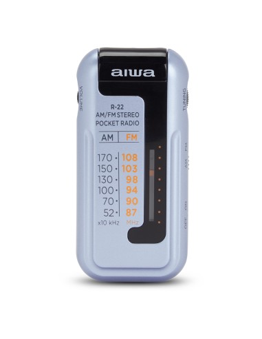 R-22SL radio Portátil Analógica Plata