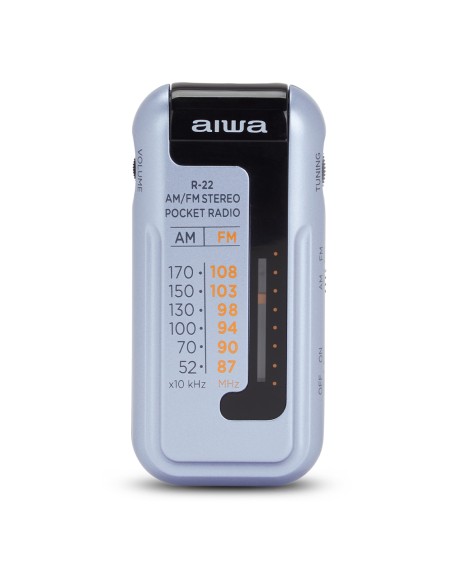 R-22SL radio Portátil Analógica Plata