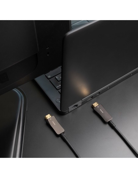 Cable HDMI V2.1 AOC 8K@60Hz 4K@120Hz 48Gbps A/M-A/M, Negro, 30 m