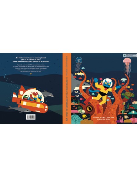 El profesor Astro Cat en las profundidades del oceano