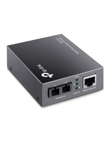 MC210CS convertidor de medio 1000 Mbit/s 1310 nm Monomodo Negro