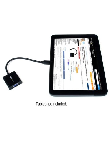 Adaptador Conversor Micro HDMI a VGA para Smartphones / Ultrabooks / Tabletas - 1920x1080