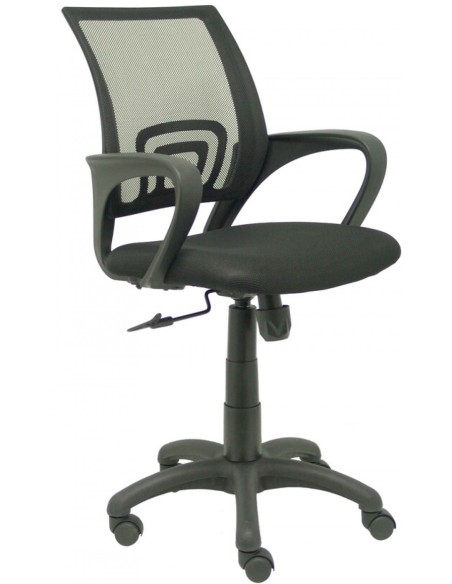SILLA C RUEDAS VIANOS RESPALDO MALLA NEGRO ASIENTO NEGRO