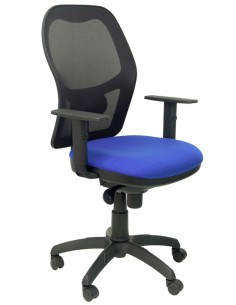 SILLA C RUEDAS JORQUERA RESPALDO MALLA NEGRA ASIENTO AZUL