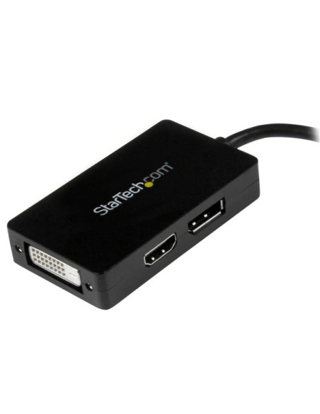 Adaptador de vídeo externo triple head Mini DisplayPort a DVI HDMI y DP conversor