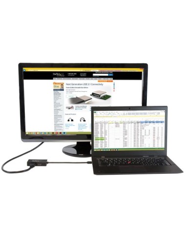 Adaptador de vídeo externo triple head Mini DisplayPort a DVI HDMI y DP conversor