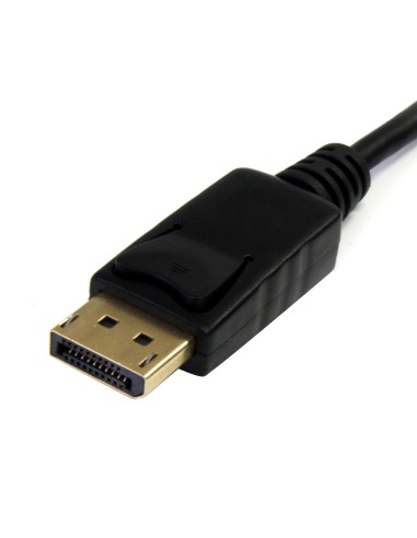 Cable de 2m Mini DisplayPort a DisplayPort 1.2 - Cable Adaptador Mini DisplayPort a DisplayPort 4K x 2K UHD - Cable para Monito