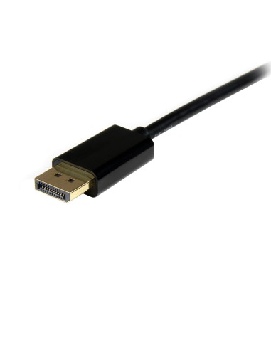Cable de 2m Mini DisplayPort a DisplayPort 1.2 - Cable Adaptador Mini DisplayPort a DisplayPort 4K x 2K UHD - Cable para Monito