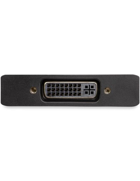 Adaptador Mini DisplayPort a DVI de Enlace Doble - Alimentado por USB - Negro
