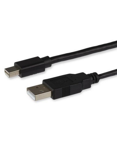 Adaptador Mini DisplayPort a DVI de Enlace Doble - Alimentado por USB - Negro
