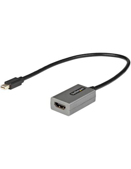 Adaptador Mini DisplayPort a HDMI - 1080p - Monitor/pantalla mDP 1.2 a HDMI - Dongle Convertidor Mini DP a HDMI - Cable de 30cm