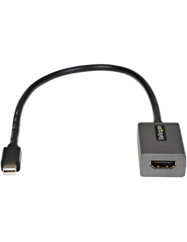 Adaptador Mini DisplayPort a HDMI - 1080p - Monitor/pantalla mDP 1.2 a HDMI - Dongle Convertidor Mini DP a HDMI - Cable de 30cm