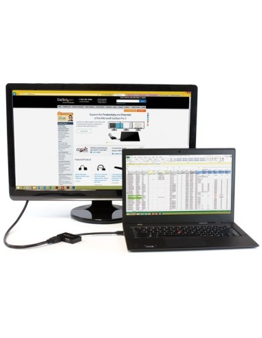 Adaptador Mini DP de Audio/Vídeo para Viajes - Conversor Mini DisplayPort a HDMI o VGA - 1920x1200 1080p