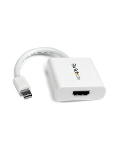 Adaptador Conversor de Vídeo Mini DisplayPort DP a HDMI - 1920x1200 - Pasivo - Blanco 2