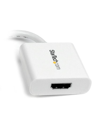 Adaptador Conversor de Vídeo Mini DisplayPort DP a HDMI - 1920x1200 - Pasivo - Blanco