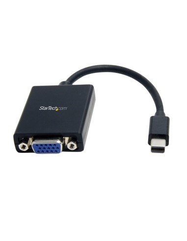 Adaptador Mini DisplayPort a VGA - Convertidor Activo de Mini DP a VGA - Vídeo 1080p - con Certificación VESA - mDP o Thunderbo