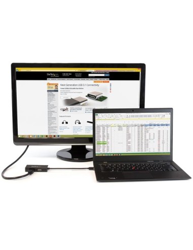 Adaptador Conversor de Mini DisplayPort a VGA DVI o HDMI - Convertidor A/V 3 en 1 para viajes