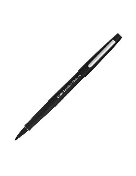 C 12 rotulador paper mate flair original color negro