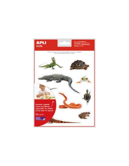 BL. 12H GOMETS APLI TEMATICOS FOTOS REPTILES