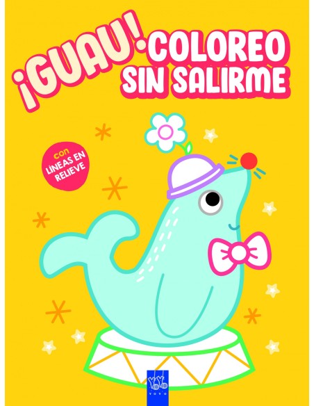 Guau Coloreo sin salirme Amarillo