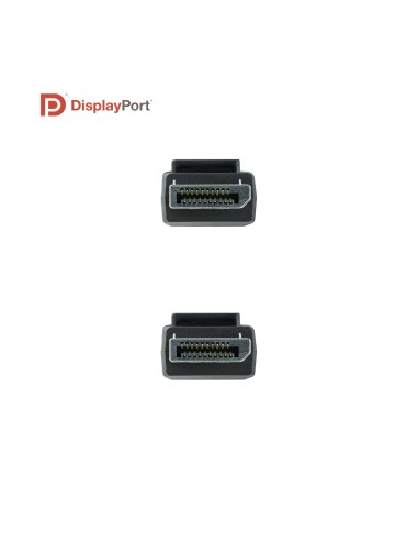 Cable DISPLAYPORT 1.4 CERTIFICADO VESA, DP/M  DP/M, Negro, 1.5 m