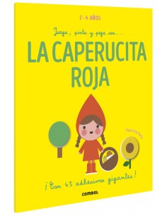 Juega pinta y pega con Caperucita Roja