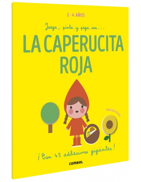Juega pinta y pega con Caperucita Roja