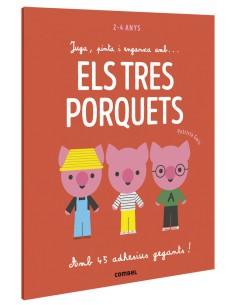 Juga pinta i enganxa amb Els tres porquets