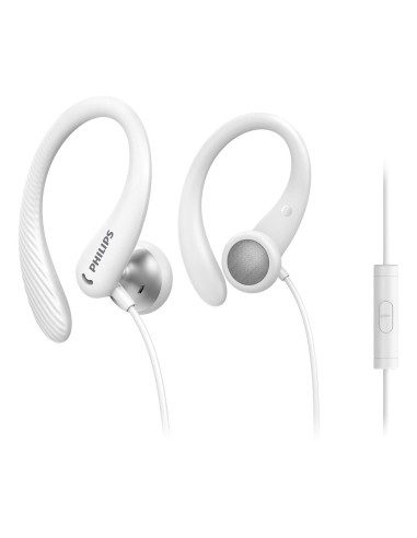 TAA1105WT/00 auricular y casco Auriculares Alámbrico gancho de oreja, Dentro de oído Deportes Blanco